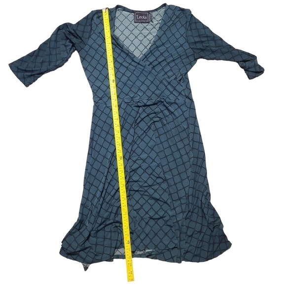 Leota faux wrap dress abstract - Picture 7 of 9